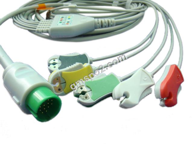 spacelab egy darab kábel 5-LEAD iec grabber leadwires-.jpg