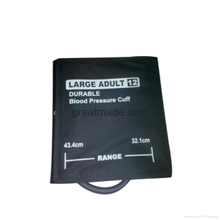 Nagyméretű felnőtt, nem{0}}hólyagú, újrafelhasználható NIBP mandzsetta