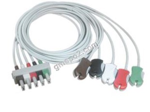 Használható az M1623A ECG Safty Ólom készlet, 5-Lead, AHA, 3ft, AA 2PIN / Grabber