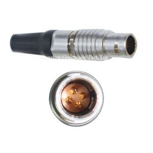 4 tűs 0B fém repülési elektromos csatlakozó, kis kábelű dugaszoló csatlakozó, kör alakú fém tolóhúzó aljzat