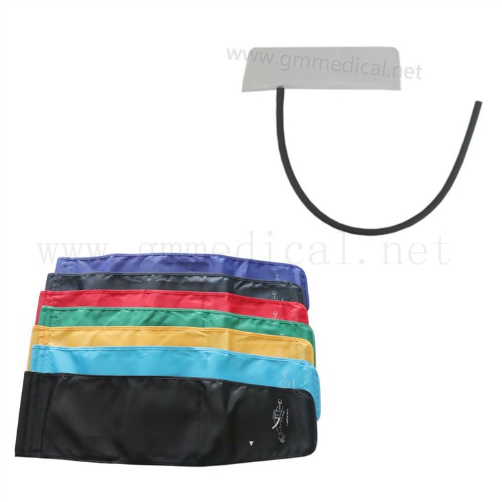 Electronic Hemodynamometer Cuff With Hoop Single Tube , 22-32cm Nylon Cuff TPU Bladder And PVC Tube.Adult Size